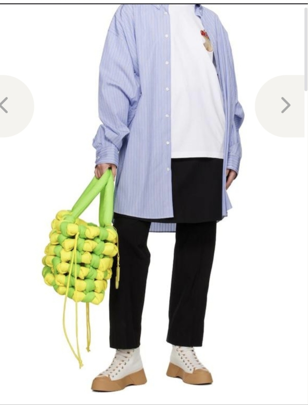 JW Anderson Knotted Nylon Tote - Picture 3 of 17